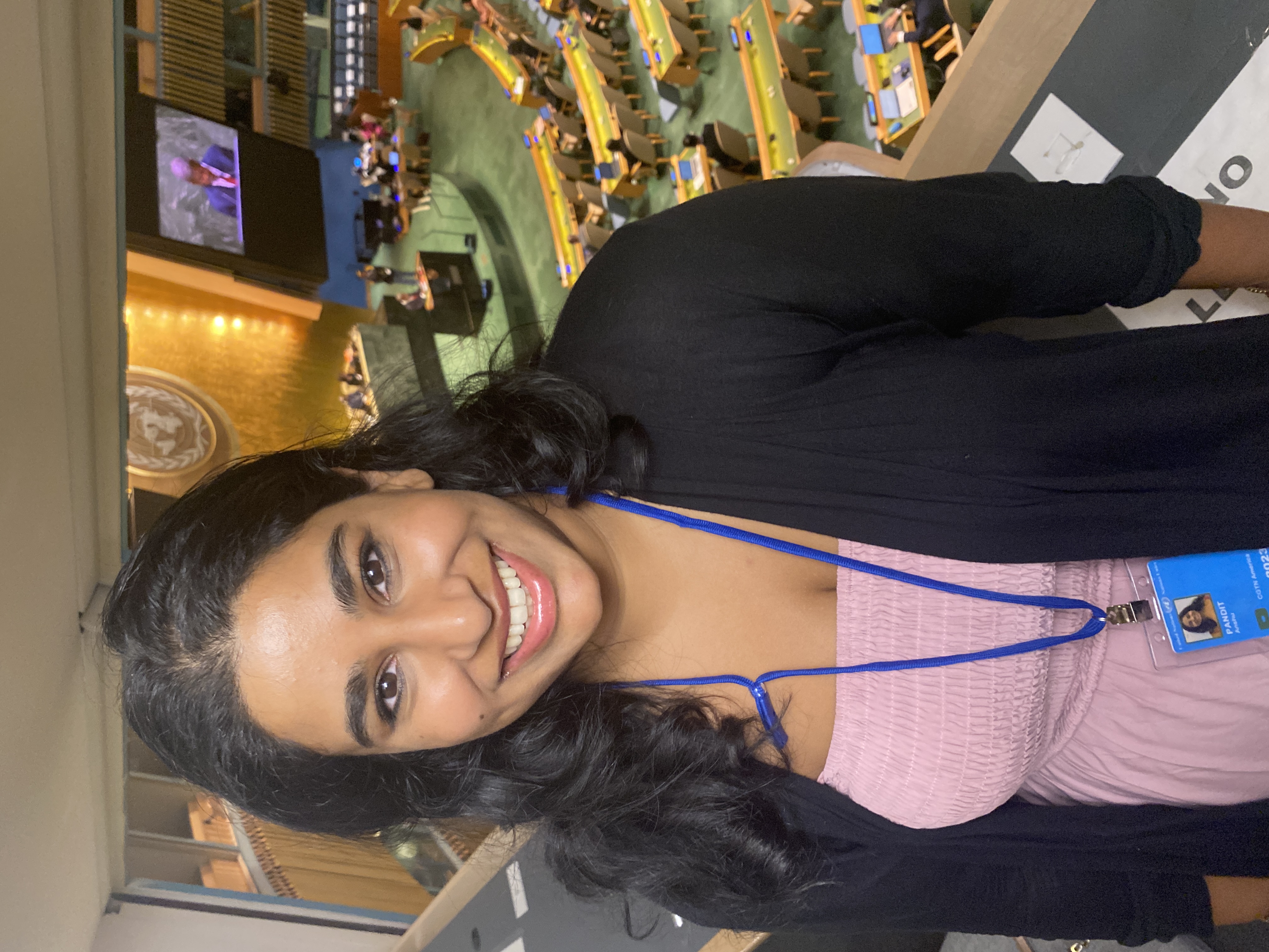Anshu at UNGA